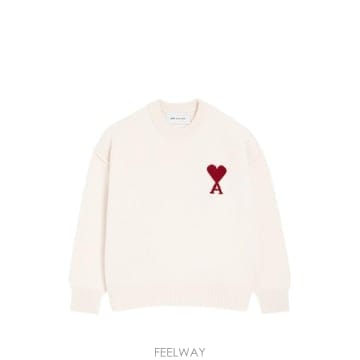 Ami 26FW �ƹ� �� ��Ʈ �� ũ��� ������ UKS838 018154 OFF WHITE RED26FW �ƹ� �� ��Ʈ �� ũ��� ������ UKS838 018154 OFF W